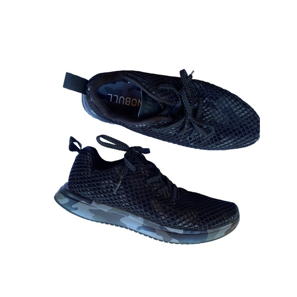 NOBULL Black Mesh Night Camo Running Runner Shoes Men's Size 8 Women's 9.5